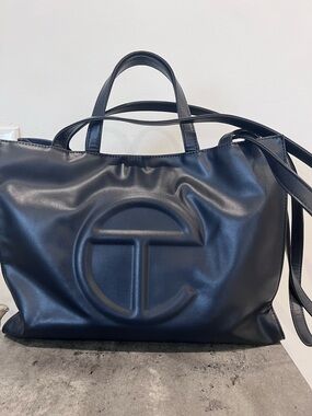 Telfar Vegan Leather Large Shopping Bag, medium